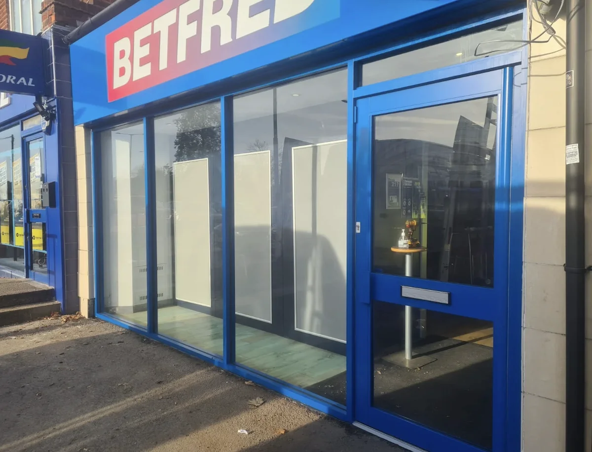 Bet Fred Shopfront Birmingham