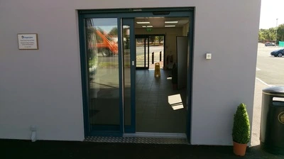 Park & Ride Auto Door Installation